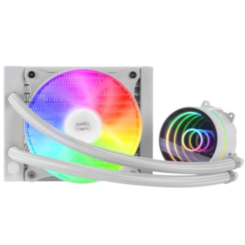 Sistema de Refrigeración Líquida Mars Gaming MLONE120/ Blanco - Imagen 2