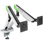 Soporte de Mesa Gaming con Contrapeso para 2 Monitores Aisens DT38TSR-345/ Giratorio/ Inclinable/ hasta 16kg 8435739902585 DT38TSR-345 AIS-SOP DT38TSR-345