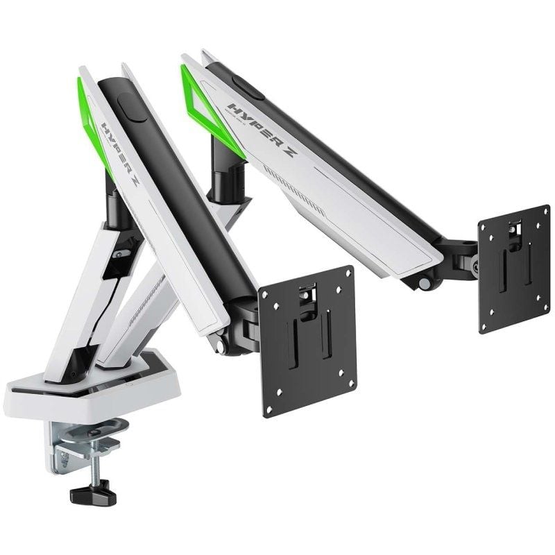 Soporte de Mesa Gaming con Contrapeso para 2 Monitores Aisens DT38TSR-345/ Giratorio/ Inclinable/ hasta 16kg 8435739902585 DT38TSR-345 AIS-SOP DT38TSR-345