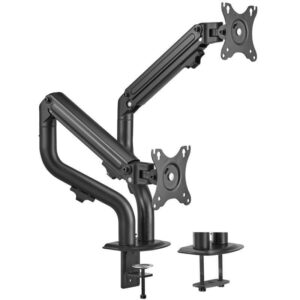 Soporte de Mesa para 2 Monitores Aisens DT32TSR-141/ Giratorio/ Inclinable/ hasta 8kg 8436574708295 DT32TSR-141 AIS-SOPORTE DT32TSR-141