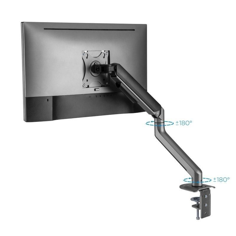 Soporte de Mesa para Monitor TooQ DB4032TNR-G/ Giratorio/ Inclinable/ hasta 9kg - Imagen 4
