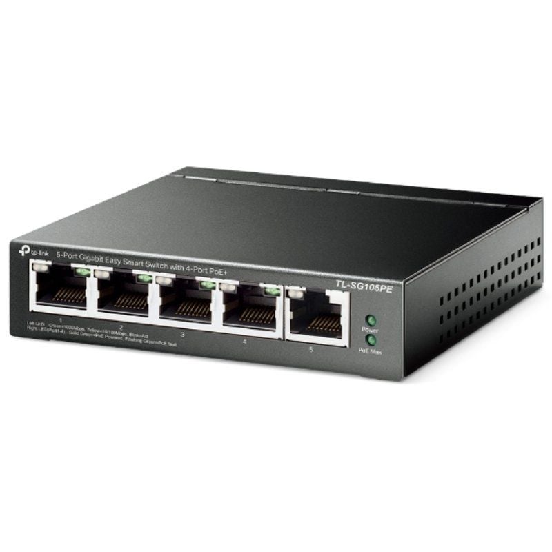 Switch-TP-Link-TL-SG105PE-5-Puertos-RJ-45-101001000-PoE-6935364052744-TL-SG105PE-TPL-SWITCH-TL-SG105PE-1 Switch-TP-Link-TL-SG105PE-5-Puertos-RJ-45-101001000-PoE-6935364052744-TL-SG105PE-TPL-SWITCH-TL-SG105PE-1