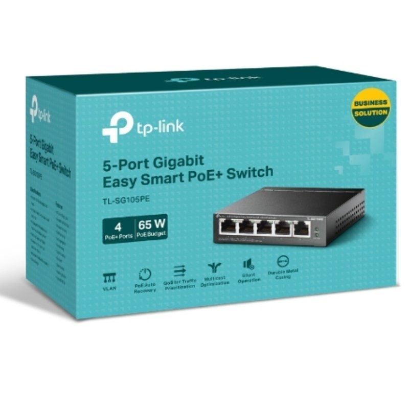 Switch-TP-Link-TL-SG105PE-5-Puertos-RJ-45-101001000-PoE-6935364052744-TL-SG105PE-TPL-SWITCH-TL-SG105PE-3 Switch-TP-Link-TL-SG105PE-5-Puertos-RJ-45-101001000-PoE-6935364052744-TL-SG105PE-TPL-SWITCH-TL-SG105PE-3
