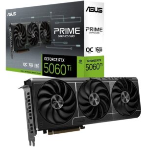 Tarjeta Gráfica Asus Prime GeForce RTX 5060 Ti OC Edition/ 16GB GDDR7 4711387994054 90YV0MH2-M0NA00 ASU-GF PRIME RTX5060TI OC16G