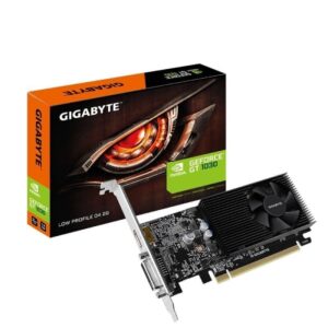 Tarjeta Gráfica Gigabyte GeForce GT 1030 D4 2G/ 2GB GDDR4/ Compatible con Perfil Bajo 4719331303280 9VN103D42L-00-G10 GIG-GF GT1030 LP D4 2G