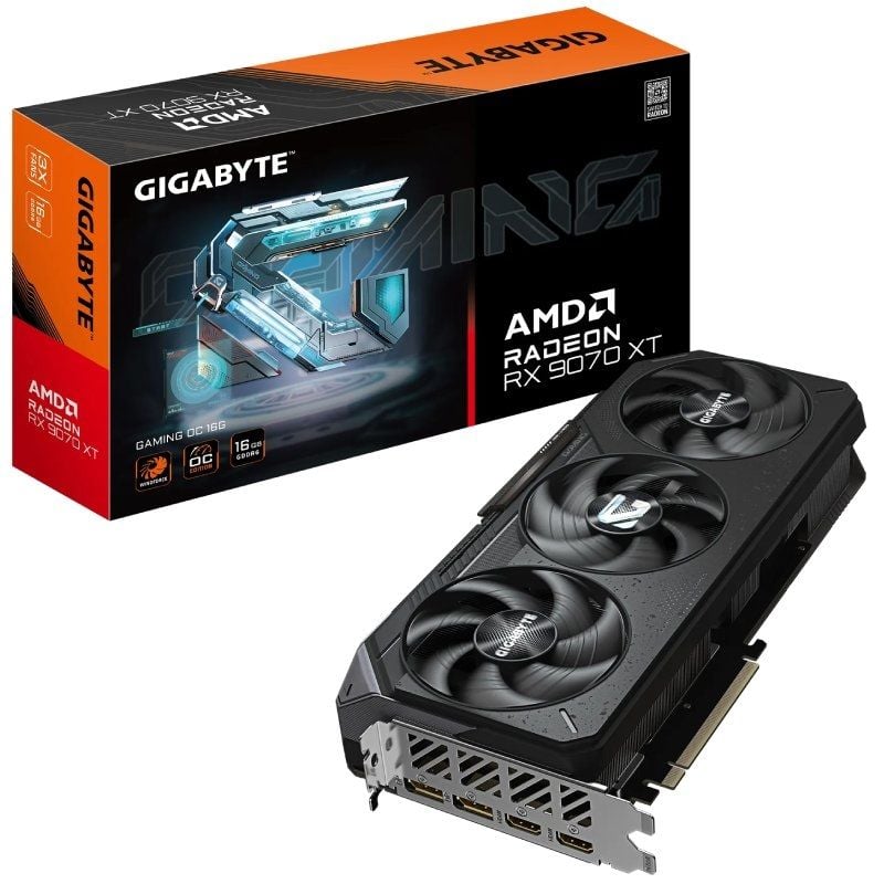 Tarjeta Gráfica Gigabyte Radeon RX 9070 XT Gaming OC/ 16GB GDDR6 4719331355524 9VR907XTGO-00-G10 GIG-GF RAD RX9070XT G OC 16G Tarjeta Gráfica Gigabyte Radeon RX 9070 XT Gaming OC/ 16GB GDDR6 4719331355524 9VR907XTGO-00-G10 GIG-GF RAD RX9070XT G OC 16G