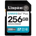Tarjeta de Memoria Kingston CANVAS Go! Plus 256GB SD XC/ Clase 10/ 200MBs 740617347739 SDG4/256GB KIN-SD SDG4 256GB