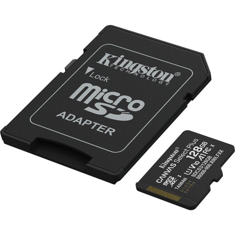 Tarjeta de Memoria Kingston CANVAS Select Plus 128GB microSD XC con Adaptador/ Clase 10/ 150MBs - Imagen 2