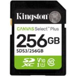 Tarjeta de Memoria Kingston CANVAS Select Plus 256GB SD XC/ Clase 10/ 150MBs 740617348316 SDS3/256GB KIN-SD SDS3 256GB