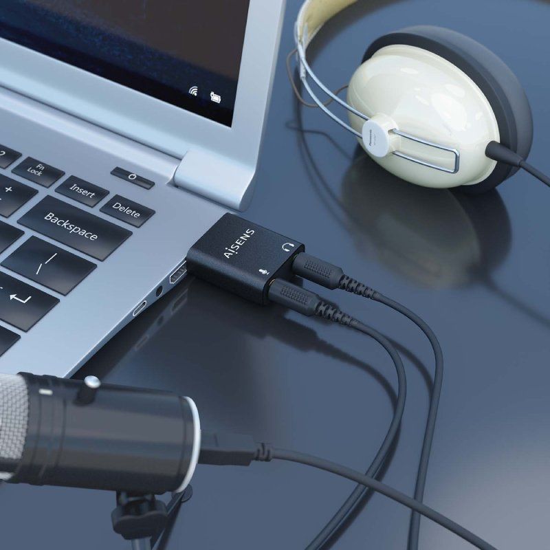 Tarjeta de Sonido Aisens A106-0768/ USB Macho - 2x Jack 3.5 Hembra - Imagen 4