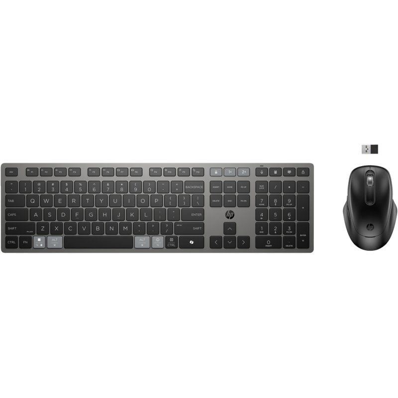 Teclado y Ratón Inalámbricos HP Combo 725 Multidispositivo 198122955305 9T5B0UT HPAP-TEC SET 725 M DEV RE BK