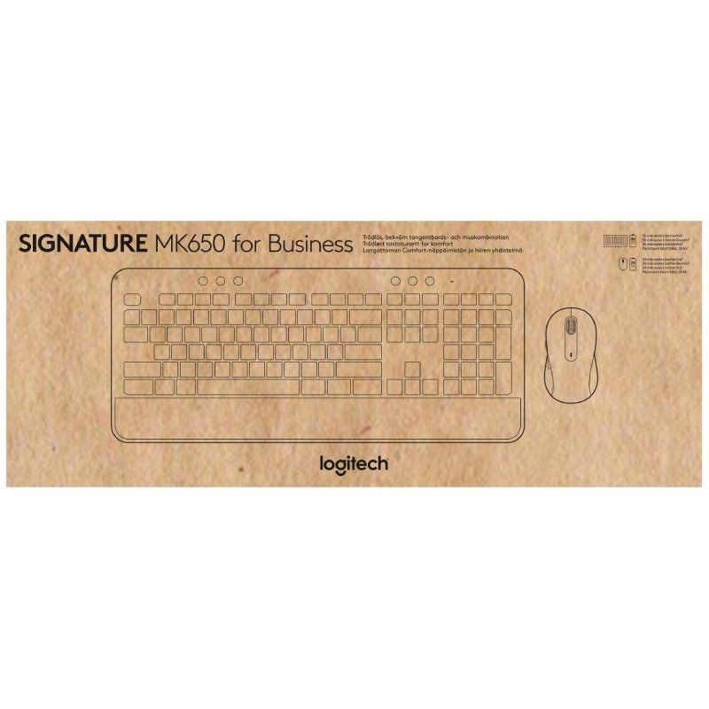 Teclado y Ratón Inalámbricos Logitech Signature MK650 for Business 920-010998/ Grafito - Imagen 4
