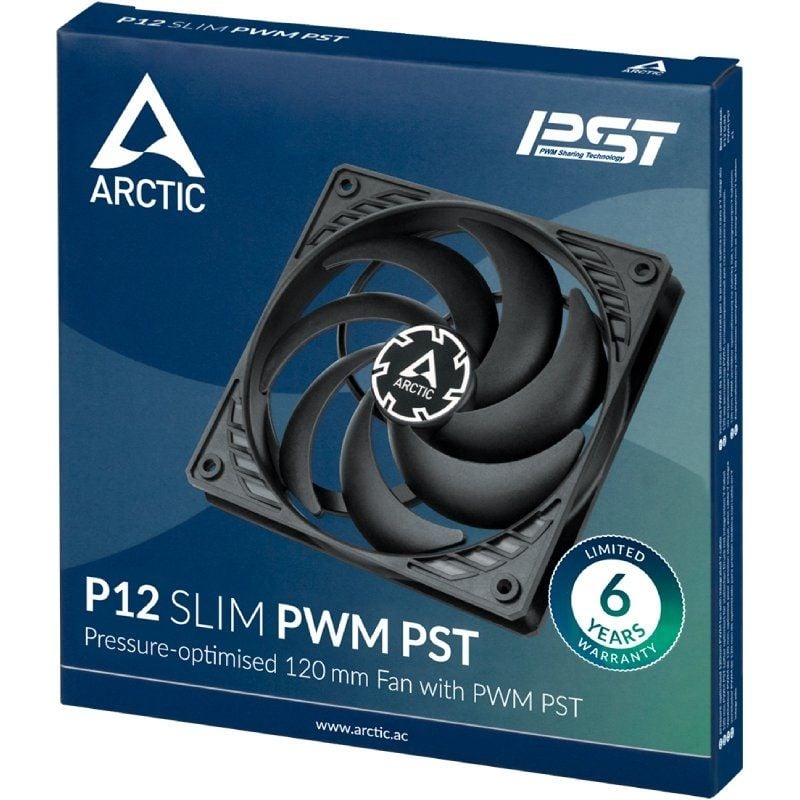Ventilador Arctic P12 Slim PWM PST/ 12cm/ Negro - Imagen 5