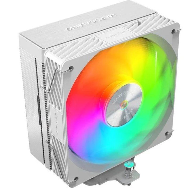 Ventilador con Disipador Mars Gaming MCPU-X5ARGB/ 12cm/ Blanco - Imagen 3