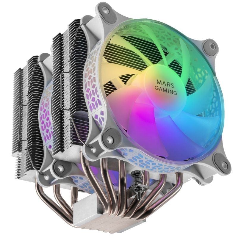 Ventilador con Disipador Mars Gaming MCPU-XTW/ 12cm/ Blanco - Imagen 3