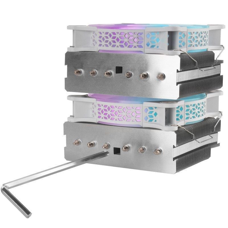 Ventilador con Disipador Mars Gaming MCPU-XTW/ 12cm/ Blanco - Imagen 4