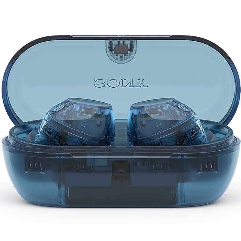 Auriculares Bluetooth Sony WF-C710N con estuche de carga/ Autonomía 12h/ Azules Cristal - Imagen 3