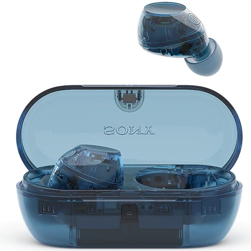 Auriculares Bluetooth Sony WF-C710N con estuche de carga/ Autonomía 12h/ Azules Cristal - Imagen 4