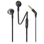 Auriculares Intrauditivos JBL Tune 205/ con Micrófono/ Jack 3.5/ Negros 6925281928338 JBLT205BLK JBL-AUR T205BLK