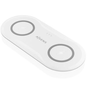 Base de carga Inalámbrica Aisens ASCH-15W2WC059-W/ 15W/ Blanco 8435739903469 ASCH-15W2WC059-W AIS-CAR ASCH-15W2WC059-W