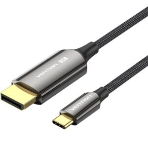 Cable Conversor DisplayPortI 8K Vention CRFBF/ USB Tipo-C Macho - DisplayPort Macho/ 1m/ Negro 6922794785403 CRFBF VEN-CAB CRFBF