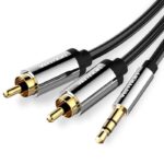 Cable Estéreo Vention BCFBJ/ Jack 3.5 Macho - 2x RCA Macho/ 5m/ Negro 6922794734388 BCFBJ VEN-CAB BCFBJ