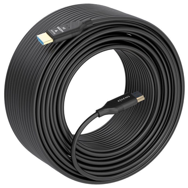Cable HDMI 2.1 AOC 8K Aisens A153-0936/ HDMI Macho - HDMI Macho/ 25m/ Negro - Imagen 2