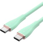 Cable USB 2.0 Tipo-C Vention TAWGF/ USB Tipo-C Macho - USB Tipo-C Macho/ Hasta 100W/ 480Mbps/ 1m/ Verde 6922794768956 TAWGF VEN-CAB TAWGF