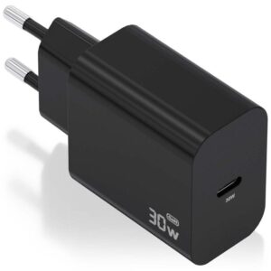 Cargador de Pared GaN Aisens A110-0941/ 1xUSB Tipo-C/ 30W/ Negro 8435739902905 A110-0941 AIS-CARGA A110-0941