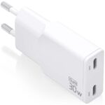 Cargador de Pared GaN Aisens ASCH-30W2P048-W/ 2xUSB Tipo-C/ 30W/ Blanco 8435739902554 ASCH-30W2P048-W AIS-CARGA ASCH-30W2P048-W