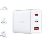 Cargador de Pared GaN D-Link DCP-651/ 2xUSB Tipo-C/ 1xUSB/ 65W 790069478765 DCP-651 DLK-CARGA DCP-651