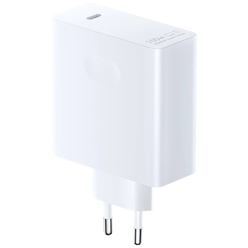 Cargador de Pared GaN Honor SuperCharge Power Adapter GaN (Max 100W)/ 1xUSB Tipo-C/ 66W/ Blanco 6936520853045 5503ABHA HON-CAR SCHR GAN SLM 100W WH