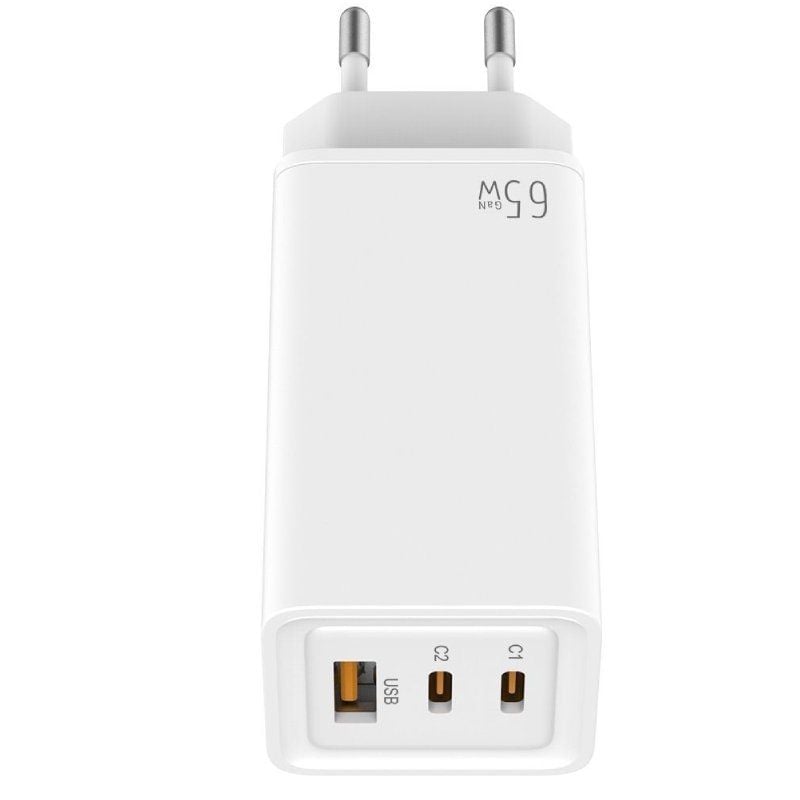 Cargador de Pared GaN Leotec LECSPH65W3W/ 2xUSB Tipo-C/ 1xUSB/ 65W - Imagen 4