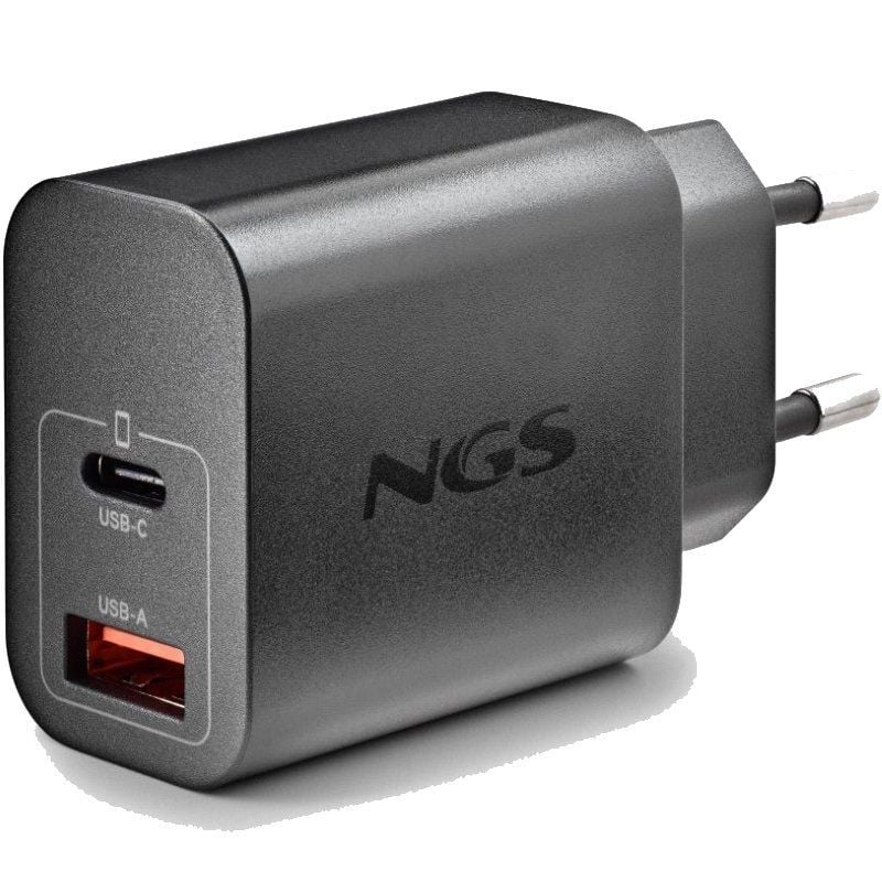 Cargador de Pared GaN NGS Era 30W/ 1xUSB Tipo-C/ 1xUSB/ 30W - Imagen 2
