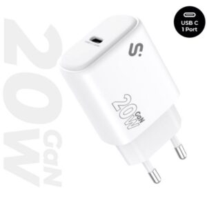 Cargador de Pared GaN Subblim 20W Charger USB C/ 1xUSB Tipo-C/ 20W 8436586743451 SUBCHG-6G2001 SUB-CARGA SUBCHG-6G2001
