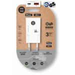 Cargador de Pared GaN Tech One Tech GaN TEC2230/ 1xUSB Tipo-C/ 1xUSB/ 30W/ Blanco 8436546594628 TEC2230 TOT-CAR TEC2230