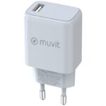 Cargador de Pared Muvit For Change MCACC0002/ 1xUSB/ 15W 3663111144772 MCACC0002 MUV-CARGA MCACC0002