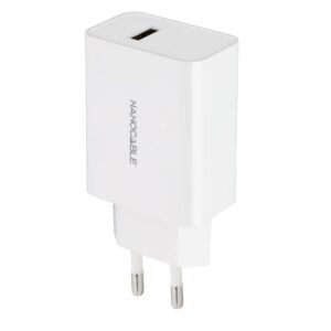 Cargador de Pared Nanocable 10.10.2003/ 1xUSB/ 10W/ Blanco 8433281013087 10.10.2003 NAN-CARGA 10 10 2003