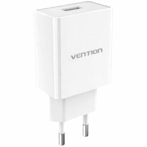 Cargador de Pared Vention WML-CH07-EU-W/ 1xUSB / 12W 6922794755307 WML-CH07-EU-W VEN-CARGA WML-CH07-EU-W
