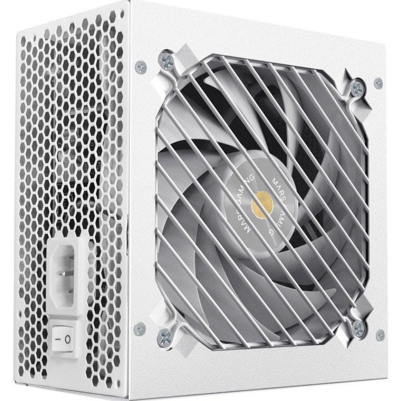 Fuente de Alimentación Mars Gaming MPB850SIM/ 850W/ Ventilador 14cm/ 80 Plus Bronze/ Blanca - Imagen 2