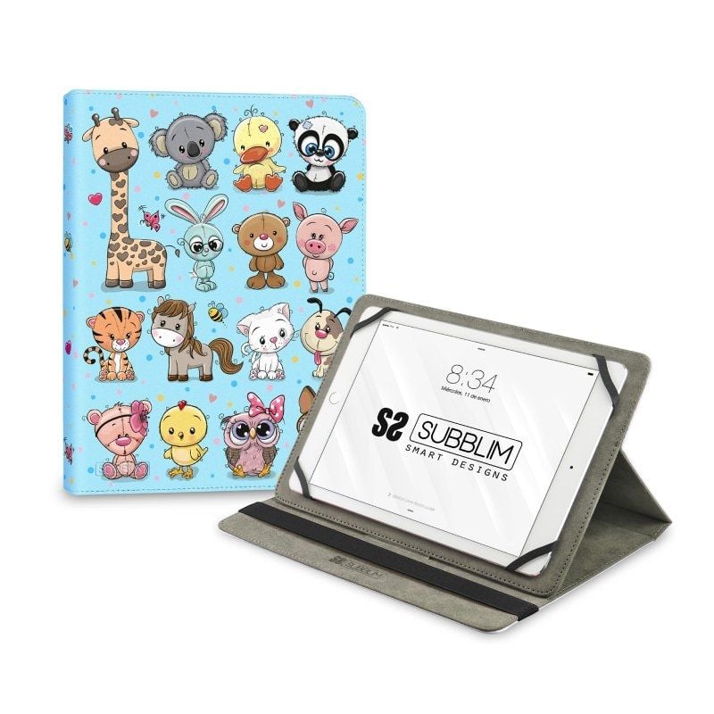 Funda Subblim Trendy Case Animals para Tablets de 11" 8436586742478 SUBCUT-4TC015 SUB-FUNDA CUT-4TC015