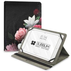 Funda Subblim Trendy Case Rosas para Tablet de 11"/ Negra 8436586742294 SUBCUT-4TC011 SUB-FUNDA CUT-4TC011