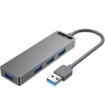 Hub USB 3.0 Vention CHLHD/ 4xUSB/ 1xMicroUSB PD/ Gris 6922794773646 CHLHD VEN-HUB CHLHD