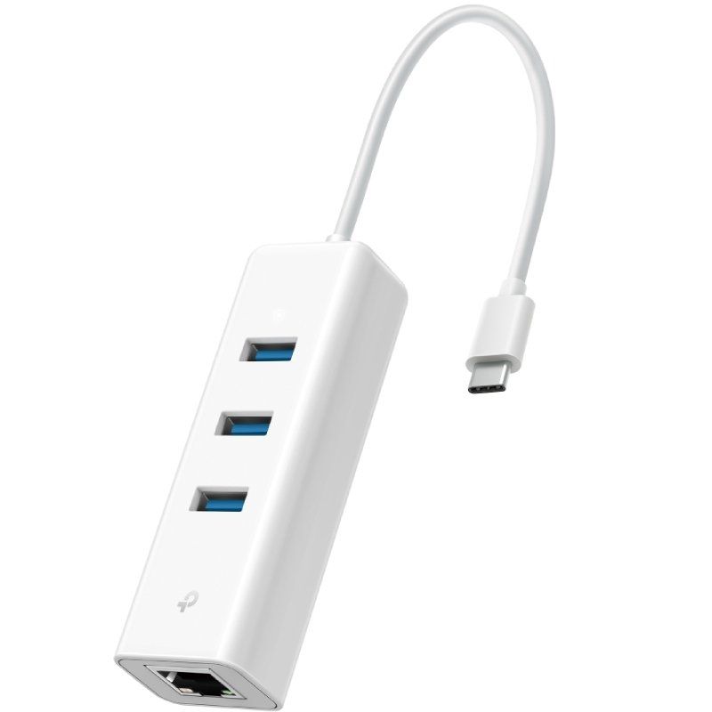 Hub USB Tipo-C 3.0 TP-Link UE330C/ 3xUSB/ 1xRJ45/ Blanco - Imagen 2