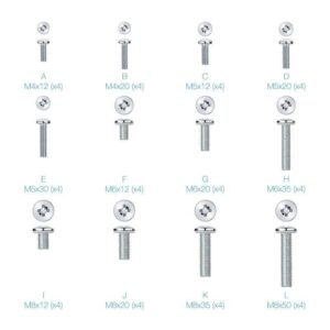 Kit de Montaje Universal TooQ SSK4820 para pantallas con Tornillería 8433281009837 SSK4820 TOO-KIT SSK4820