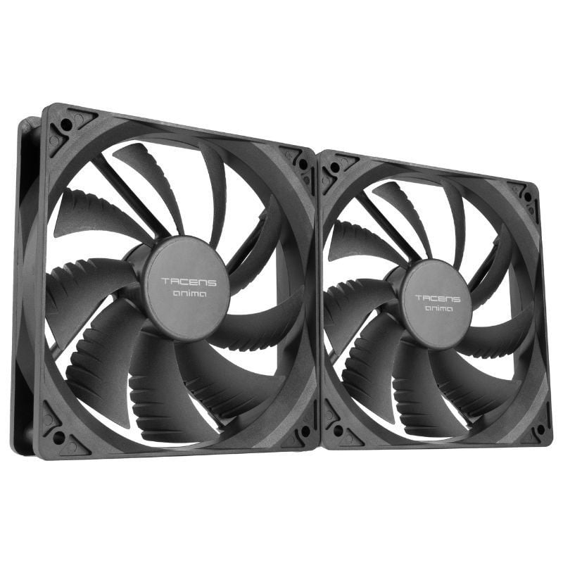 Pack 2 Ventiladores Tacens AF12X2/ 12cm 8435693112204 AF12X2 TAC-REF AF12X2 BK