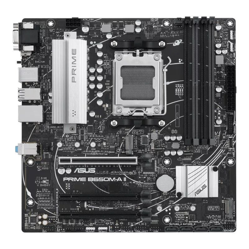 Placa Base Asus Prime B650M-A II-CSM/ Socket AM5/ DDR5/ PCIe 5.0/ Micro ATX - Imagen 2
