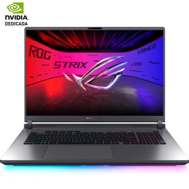 Portátil Gaming Asus ROG Strix G18 (2025) G815JMR-S8051 Intel Core i7-14650HX/ 32GB/ 1TB SSD/ GeForce RTX 5060/ 18"/ Sin Sistema Operativo 4711636070775 90NR0LE1-M00230 ASU-P G815JMR-S8051