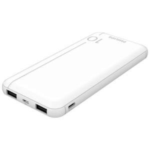 Powerbank 10000mAh Philips DLP1810NW/62/ Blanca 4895229118720 DLP1810NW/62 PHIL-BAT DLP1810NW 62