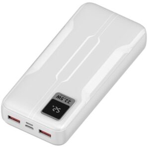 Powerbank 20000mAh Leotec LEPOW20W22W/ 22.5W/ Blanca 8436588883346 LEPOW20W22W LEO-BAT POWBNK 22 5 20000 WH
